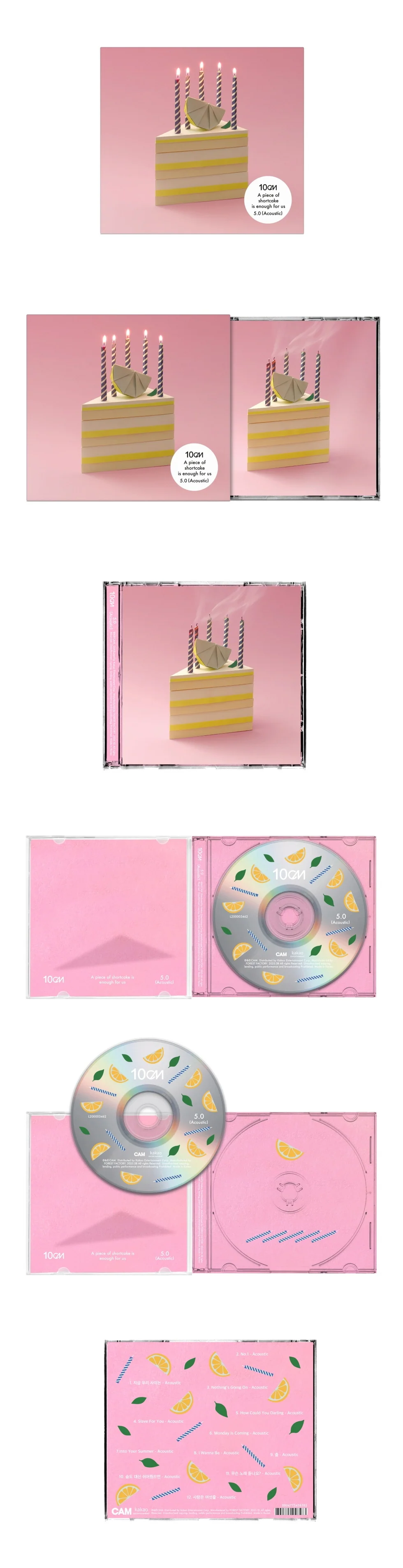10CM - [A piece of shortcake is enough for us 5.0] 5th Album (ACOUSTIC) - Image 2