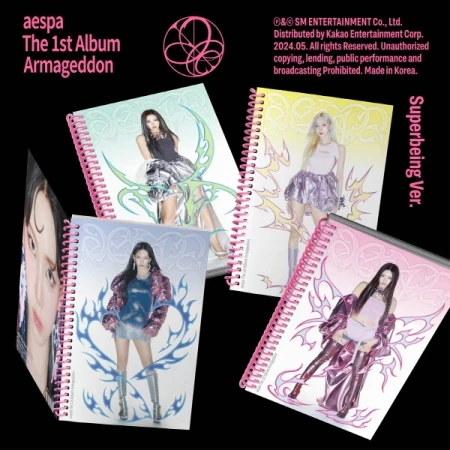 aespa - [ARMAGEDDON] 1st Album SUPERBEING Version WINTER Cover - Image 2