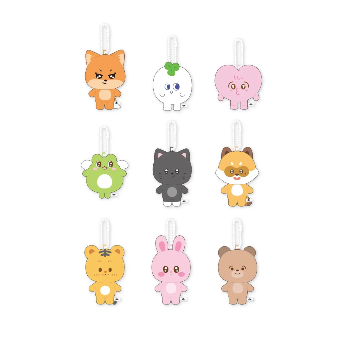 AHOF- [WHO WE ARE] POP-UP OFFICIAL MD 10CM DOLL KEYRING