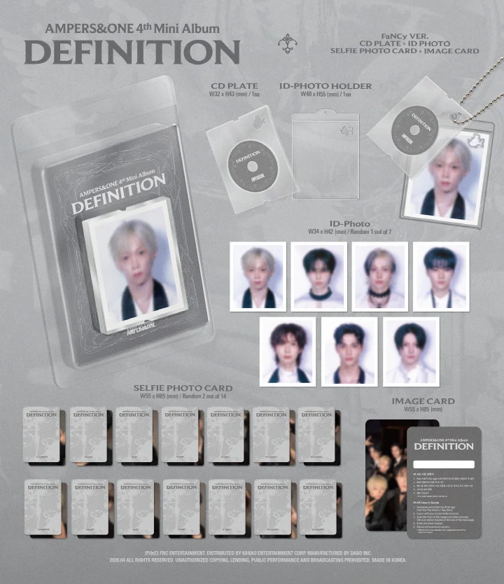 AMPERS&ONE - [DEFINITION] 4th Mini Album FANCY BRIAN Version - Image 2