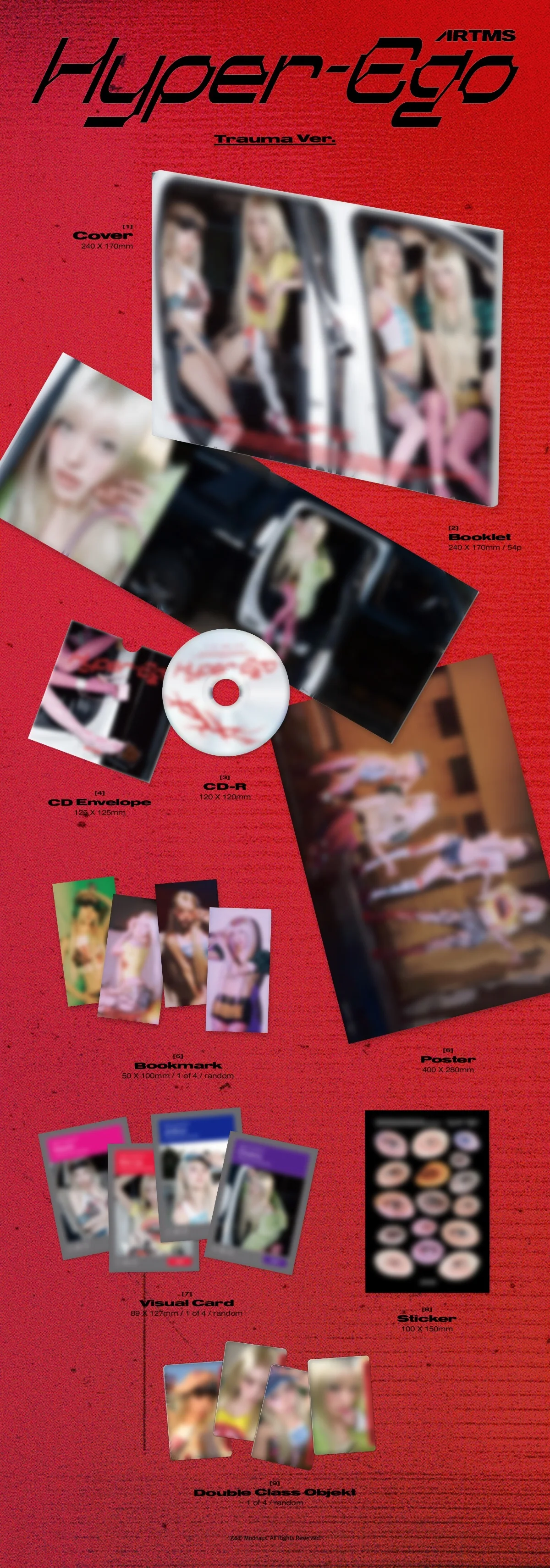 (PRE-ORDER) ARTMS - [HYPER-EGO] Album 2 Version SET - Image 3