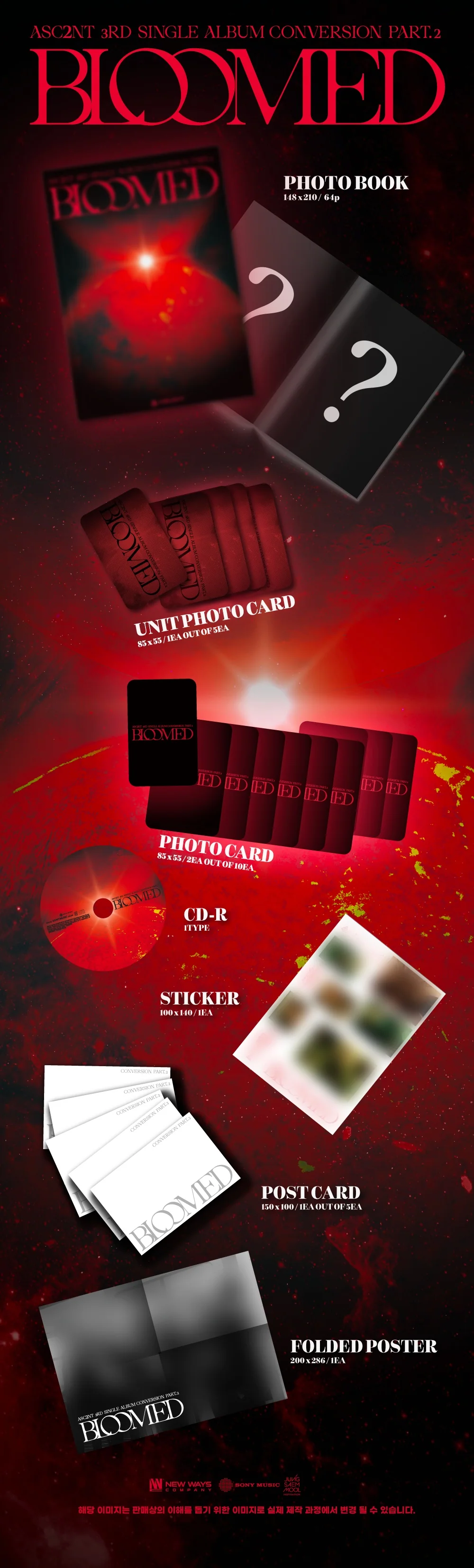 ASC2NT - [CONVERSION PART.2] 3rd Single Album - Image 2