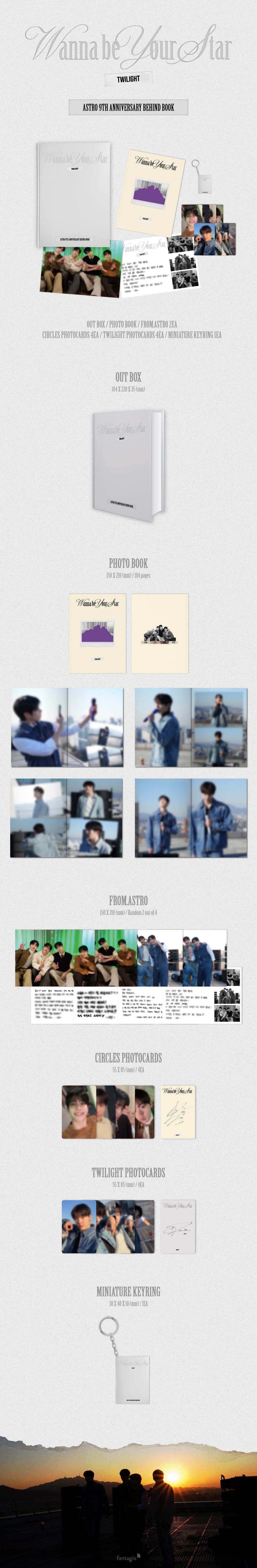 ASTRO - [WANNA BE YOUR STAR : TWILIGHT] 9TH ANNIVERSARY BEHIND BOOK - Image 2