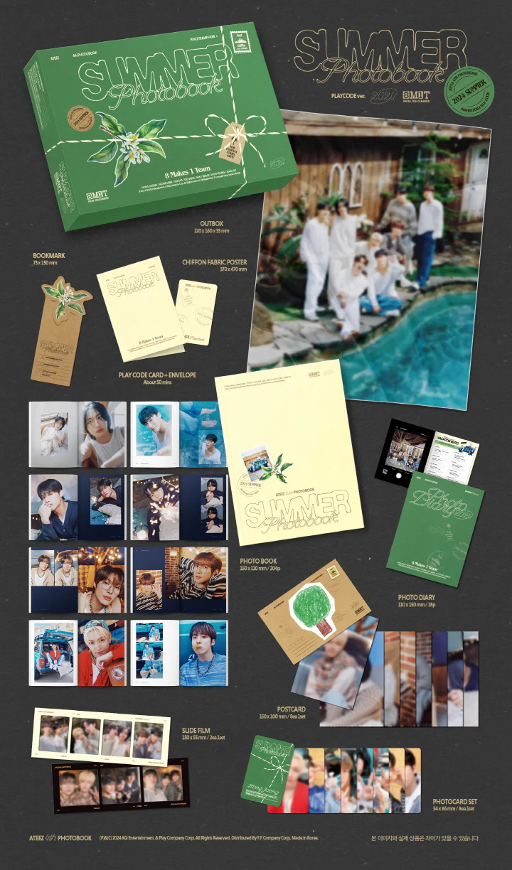 ATEEZ - [2024 SUMMER PHOTOBOOK] PLAY CODE Version - Image 2