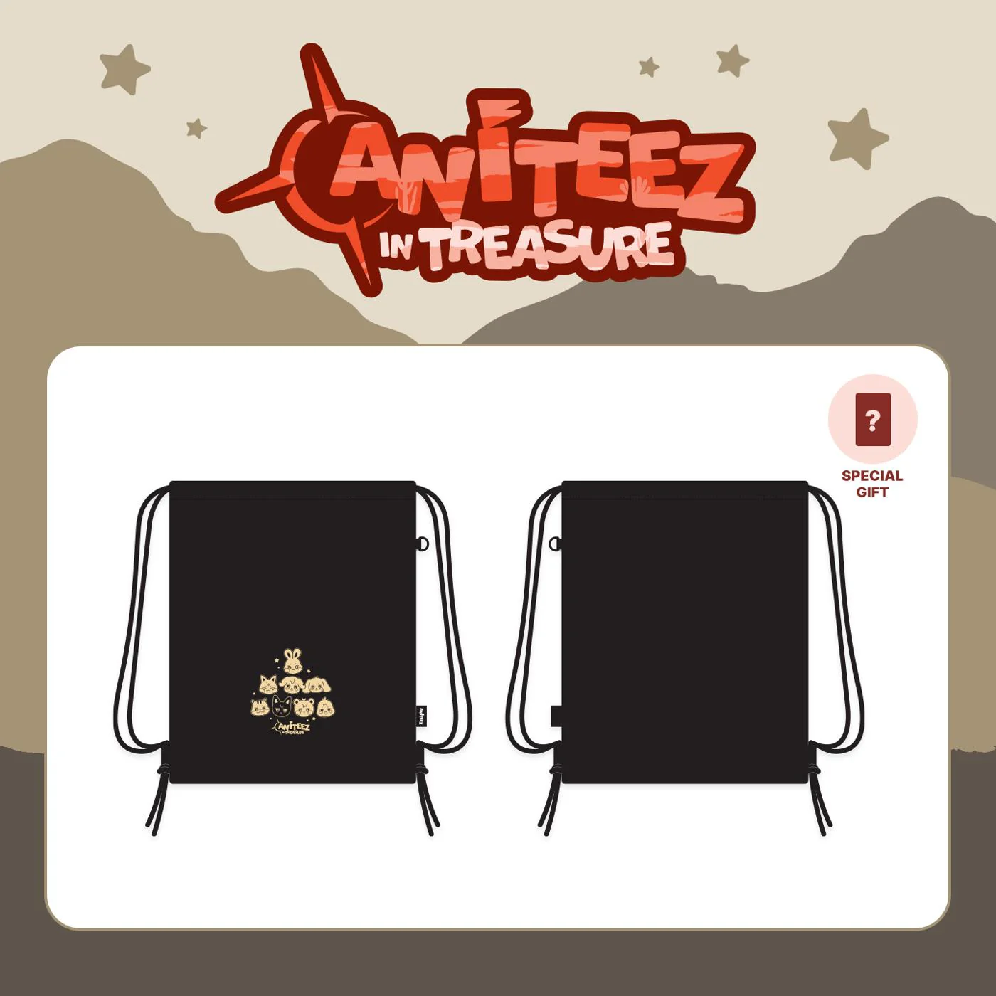ATEEZ - [ANITEEZ IN TREASURE] POP-UP STORE MD STRING BAG