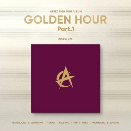 ATEEZ - [GOLDEN HOUR : Part.1] 10th Mini Album DIGIPAK HONGJOONG Version