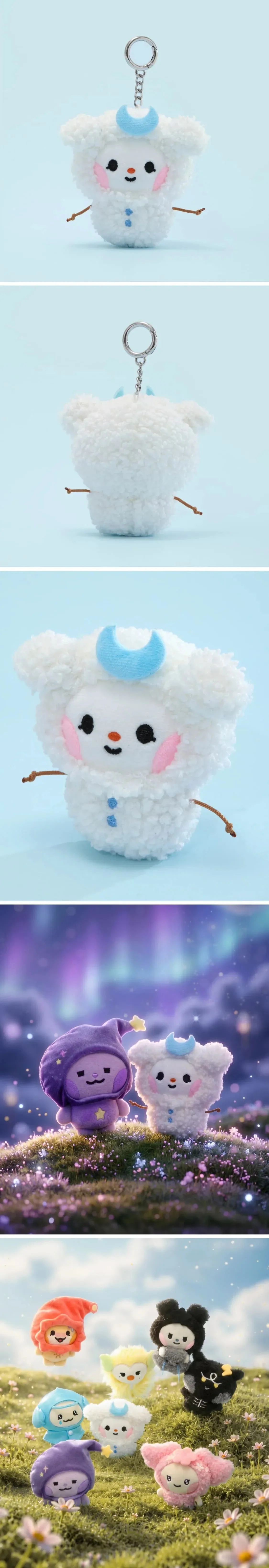 (PRE-ORDER) ATEEZ - [MIGHTEEZ BERRY BREEZY FAIRY] OFFICIAL MD jjongyo WEATHER PLUSH KEYRING - Image 3