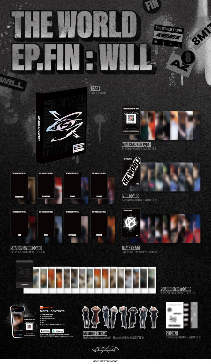 ATEEZ - [THE WORLD EP.FIN : WILL] 2nd Album PLATFORM WOOYOUNG Version - Image 2