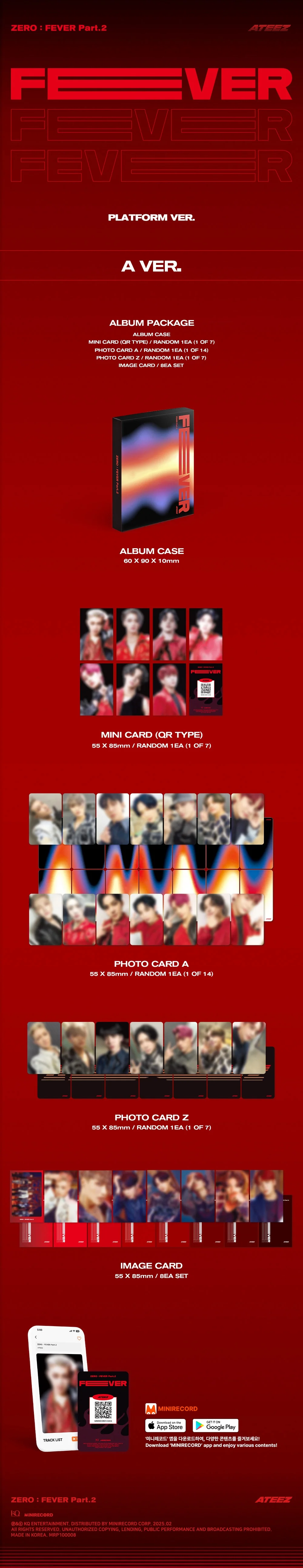 ATEEZ - [ZERO : FEVER PART.2] PLATFORM RANDOM Version - Image 2