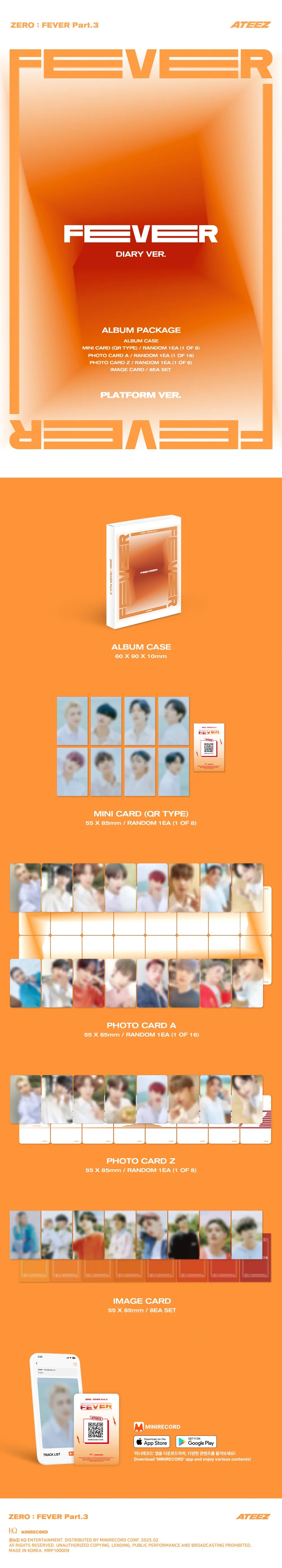 ATEEZ - [ZERO : FEVER PART.3] PLATFORM RANDOM Version - Image 3