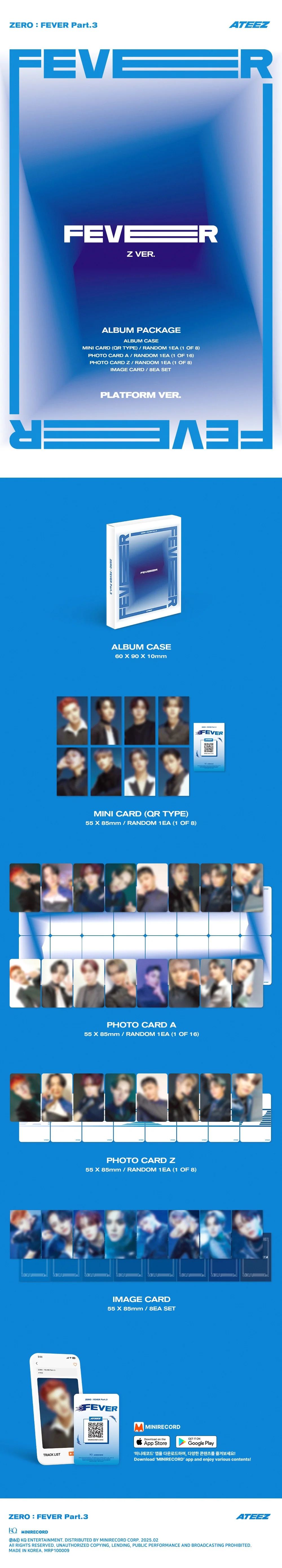 ATEEZ - [ZERO : FEVER PART.3] PLATFORM RANDOM Version - Image 4