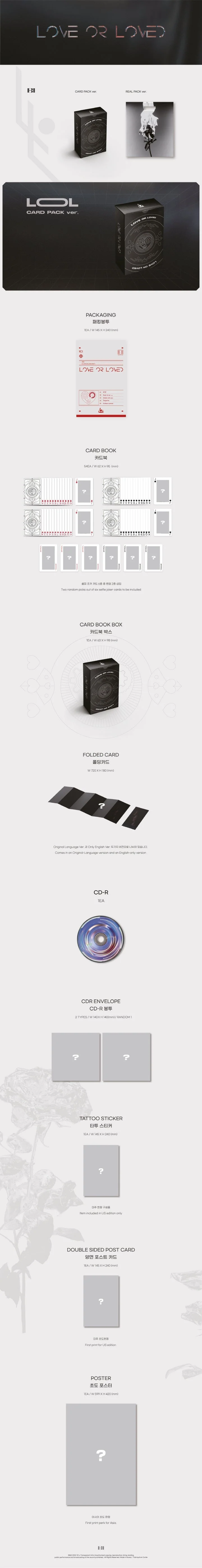 B.I - [Love or Loved Part.1] CARD PACK Version - Image 2