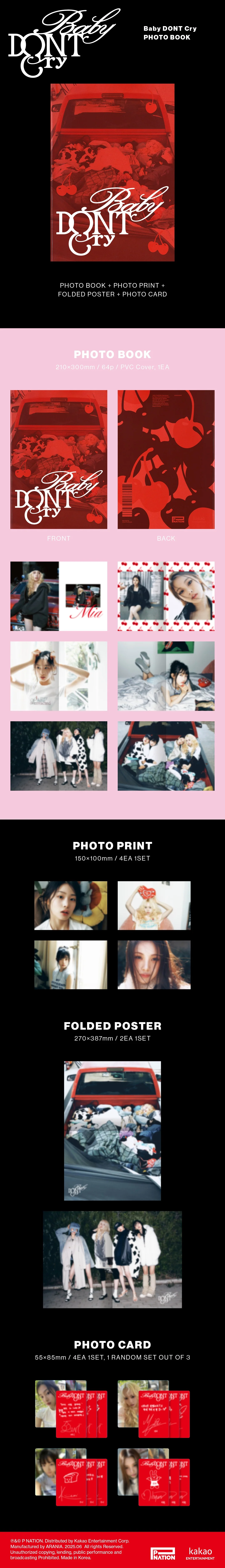BABY DONT CRY - [F GIRL] Debut Single PHOTOBOOK - Image 2