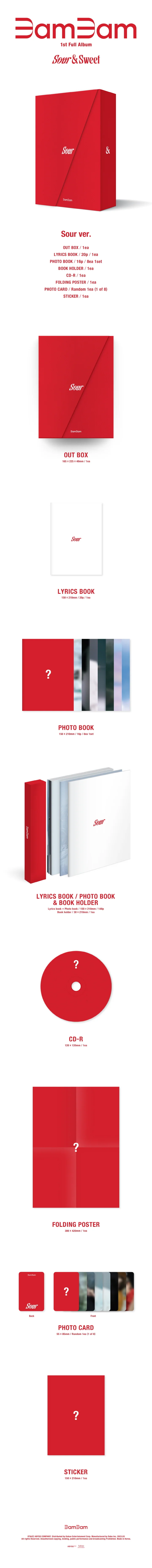 BAMBAM - [Sour & Sweet] 1st Album RANDOM Version - Image 2