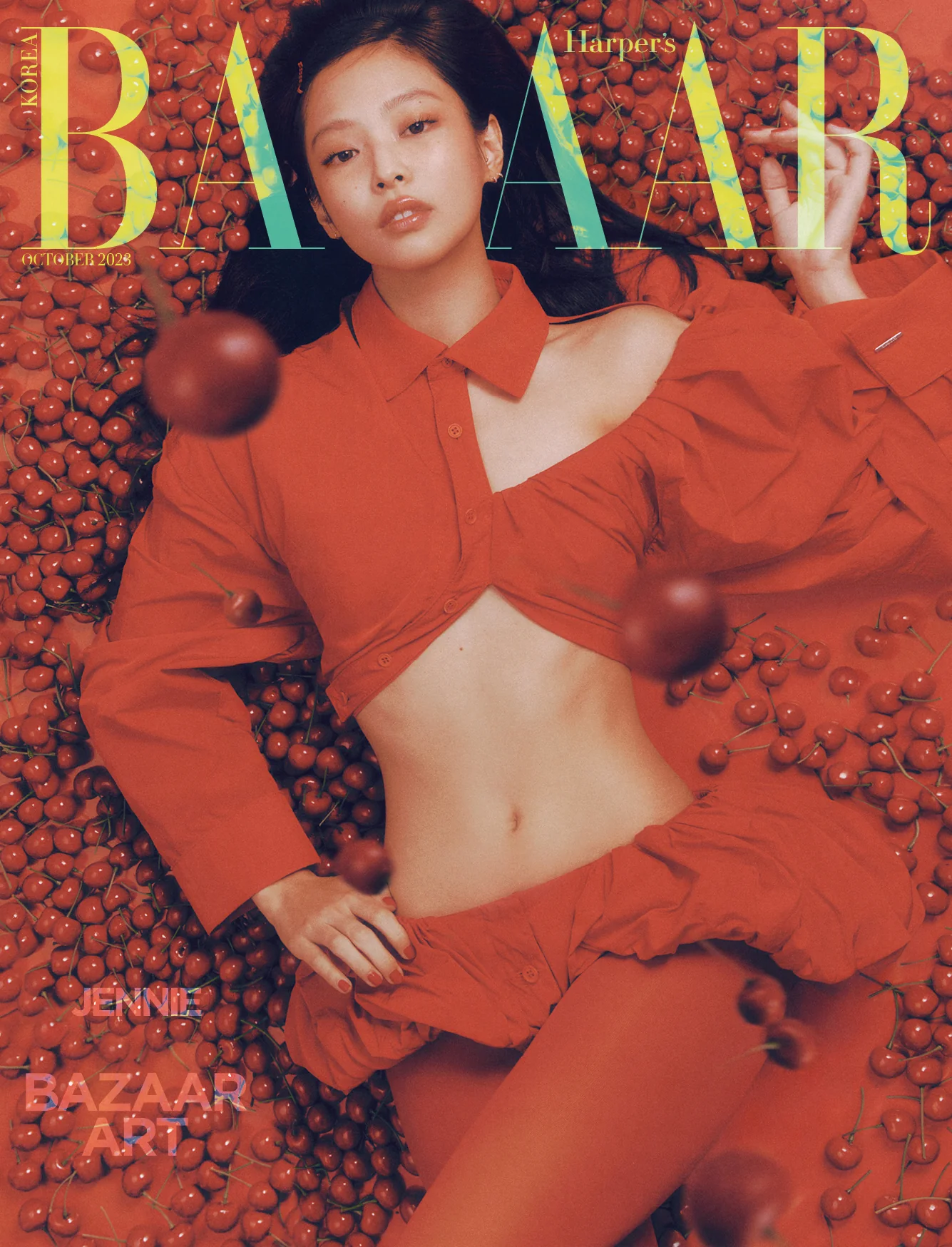 BAZAAR - 2023.10 (BLACKPINK Jennie, NCT Jeno) C-type
