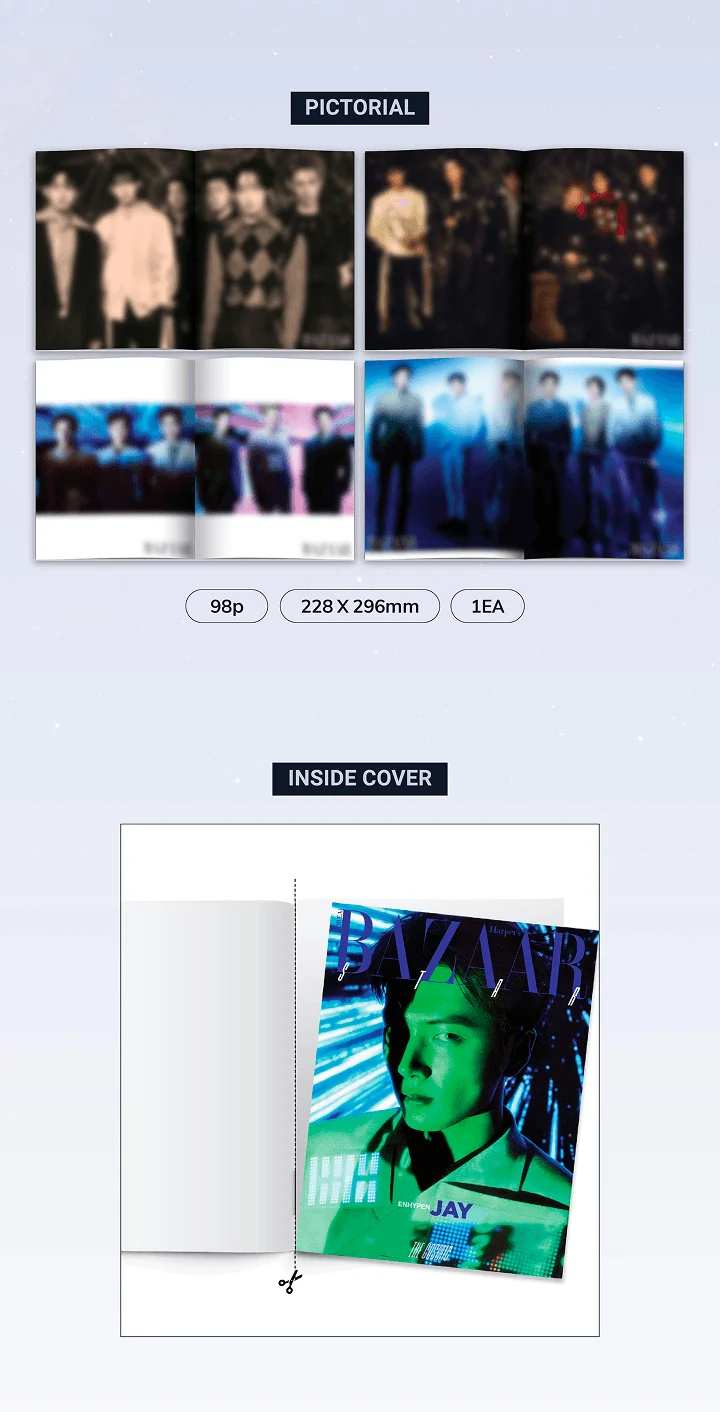 BAZAAR - ['BAZAAR STAR: THE COSMIC' with ENHYPEN] JAY Version - Image 4