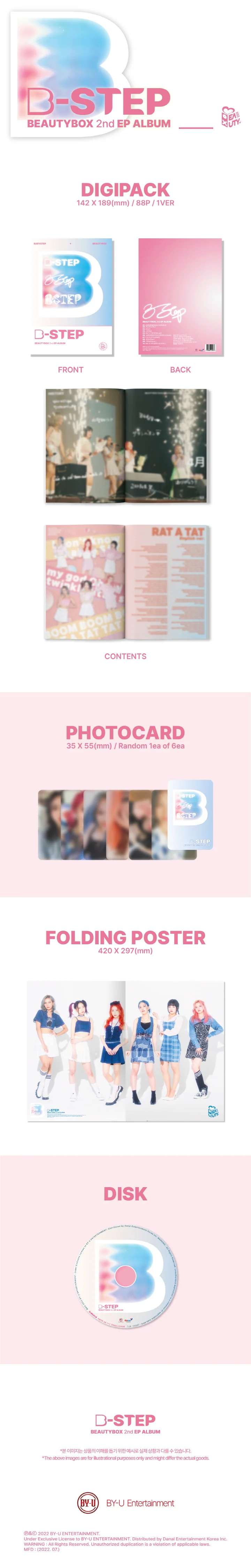 BEAUTYBOX - [B-STEP] 2nd EP Album - Image 2