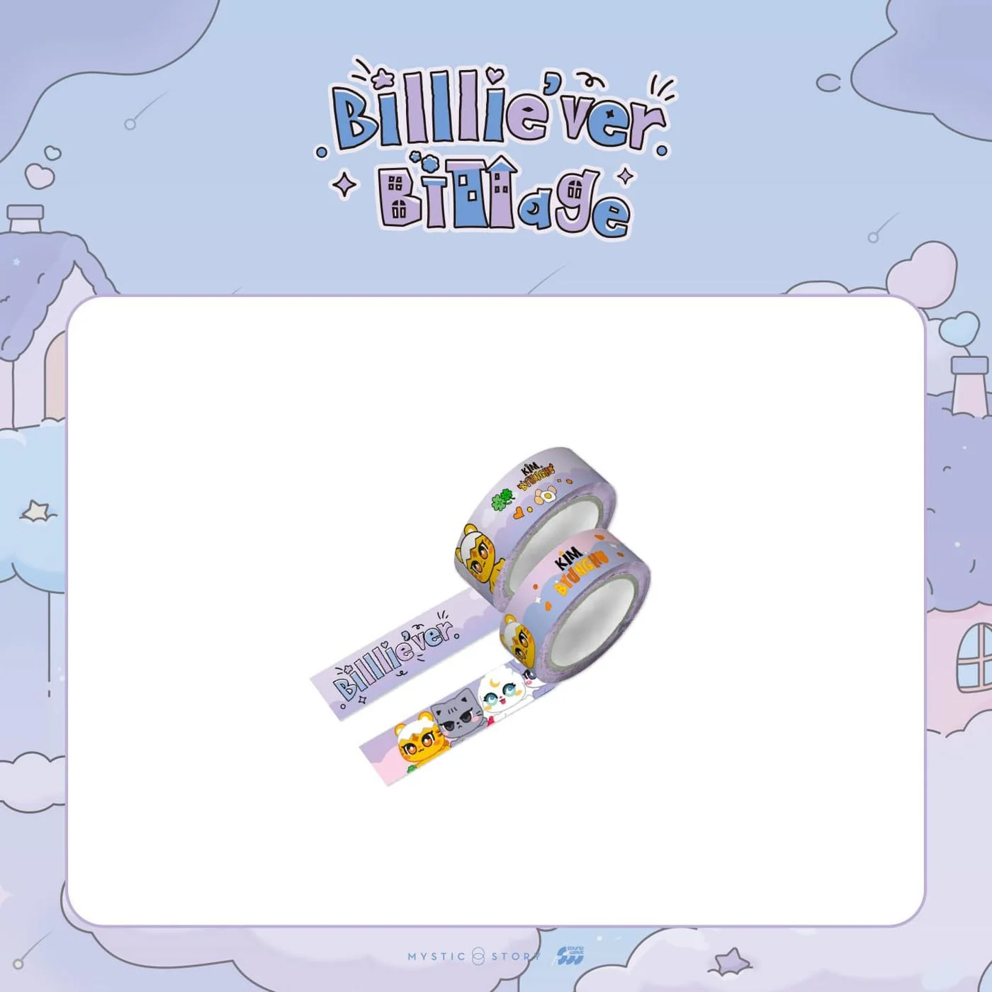 (PRE-ORDER) Billlie - [Billlie'ver. Billage] Official Character POP-UP MD MASKING TAPE SET
