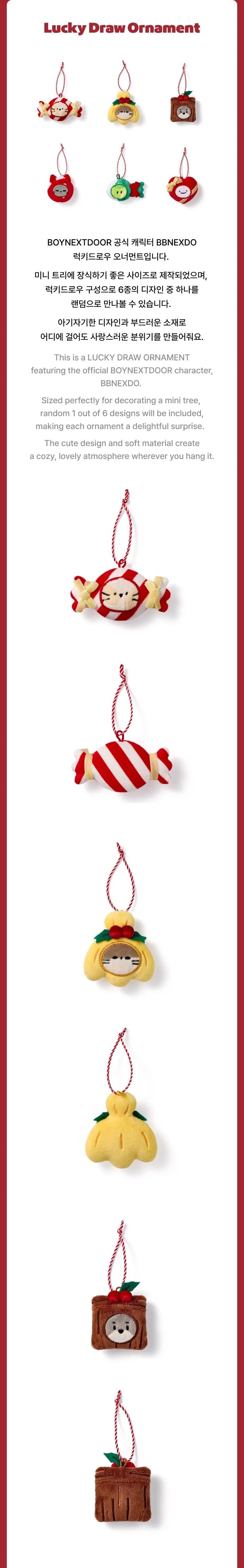 BOYNEXTDOOR - [BBNEXDO is Coming to Town] OFFICIAL MD Lucky Draw Ornament - Image 3