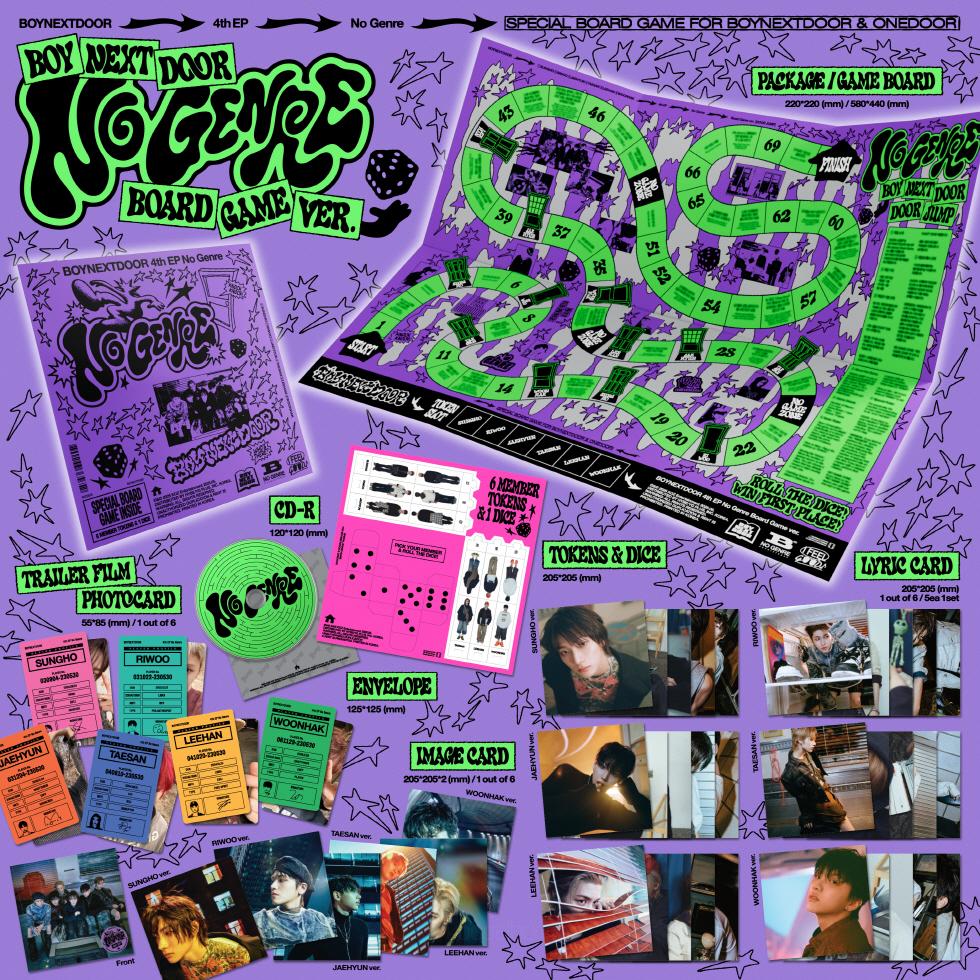 BOYNEXTDOOR - [NO GENRE] 4th EP Album BOARD GAME WOONHAK Version - Image 2