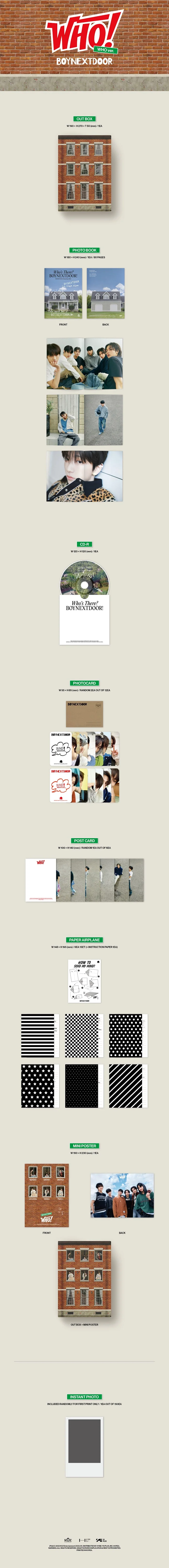 BOYNEXTDOOR - [WHO!] 1st Single Album RANDOM Version - Image 2