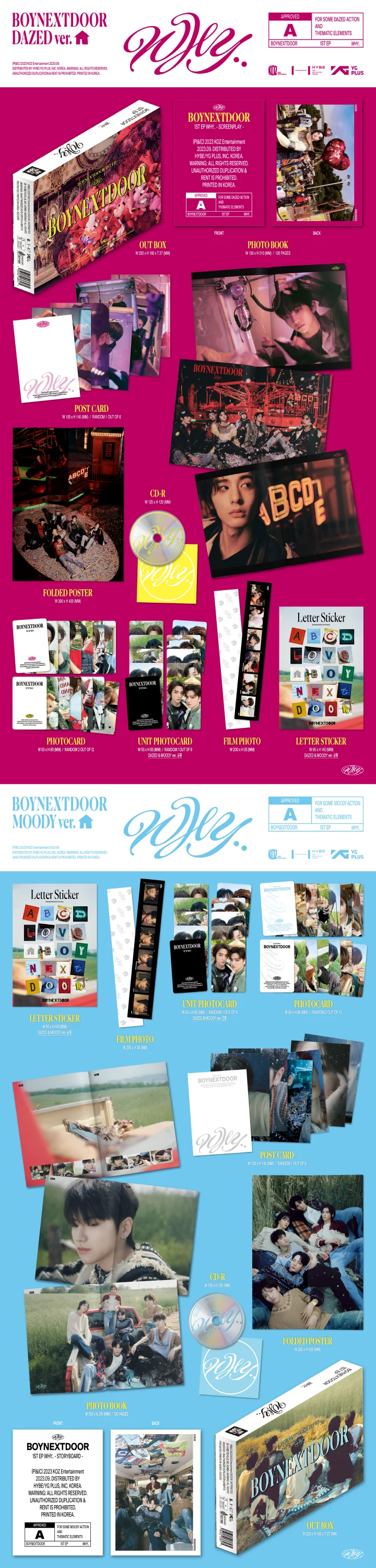 BOYNEXTDOOR - [WHY..] 1st EP Album RANDOM Version - Image 2