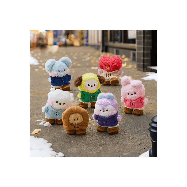 BTS - [BT21] DECEMBER OFFICIAL MD minini DOLL KEYRING BOOTS EDITION