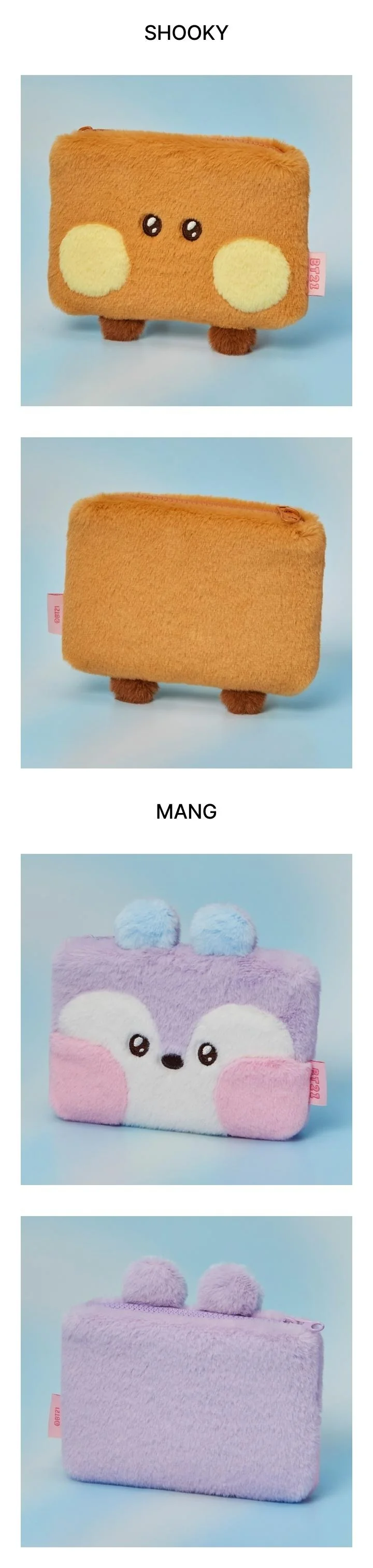 BTS - [BT21] DECEMBER OFFICIAL MD minini Pouch Hug Me - Image 3