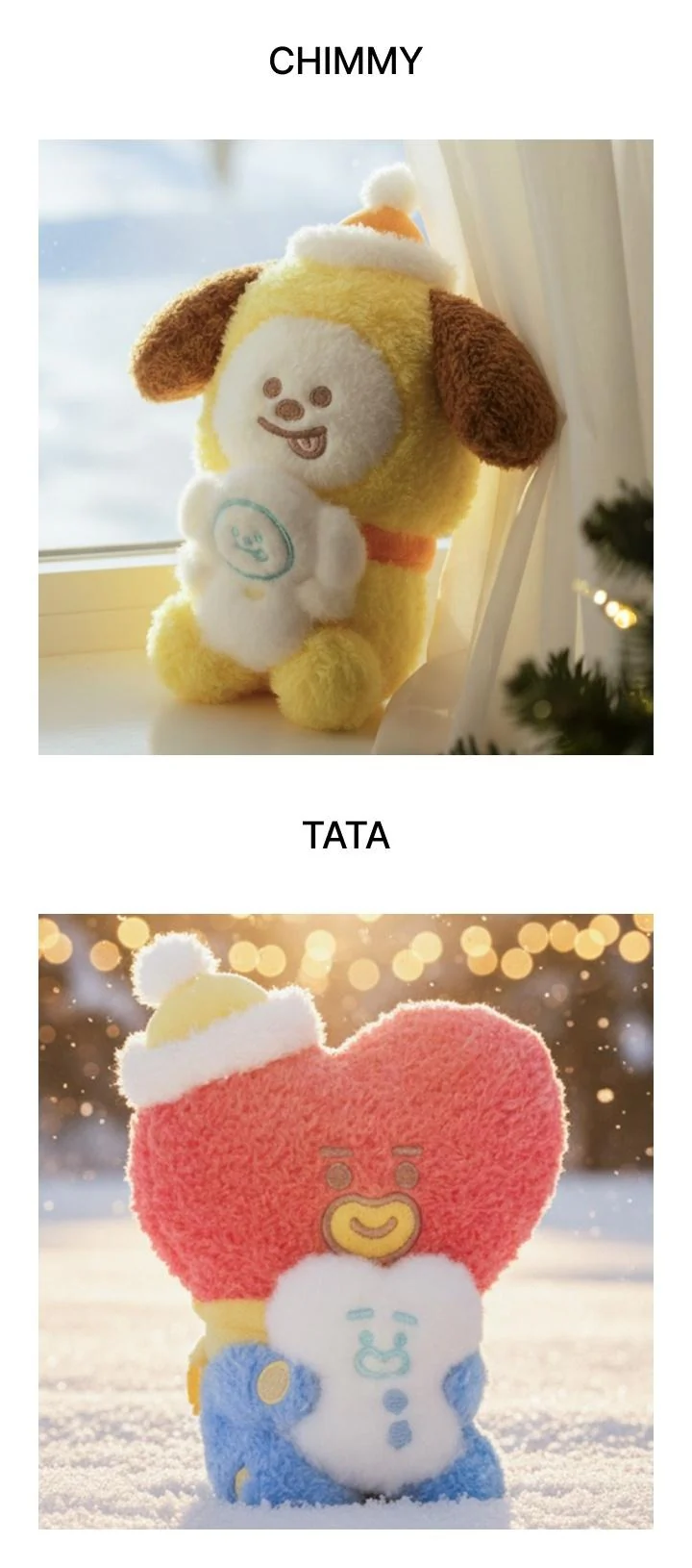 BTS - [BT21] DECEMBER OFFICIAL MD Snowman Plush - Image 4