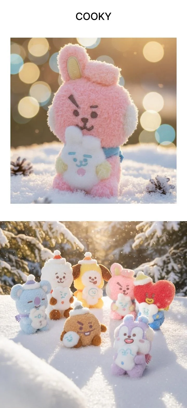 BTS - [BT21] DECEMBER OFFICIAL MD Snowman Plush - Image 5