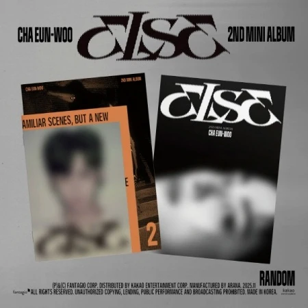 CHA EUN-WOO (ASTRO) - [ELSE] 2nd Mini Album 2 Version SET