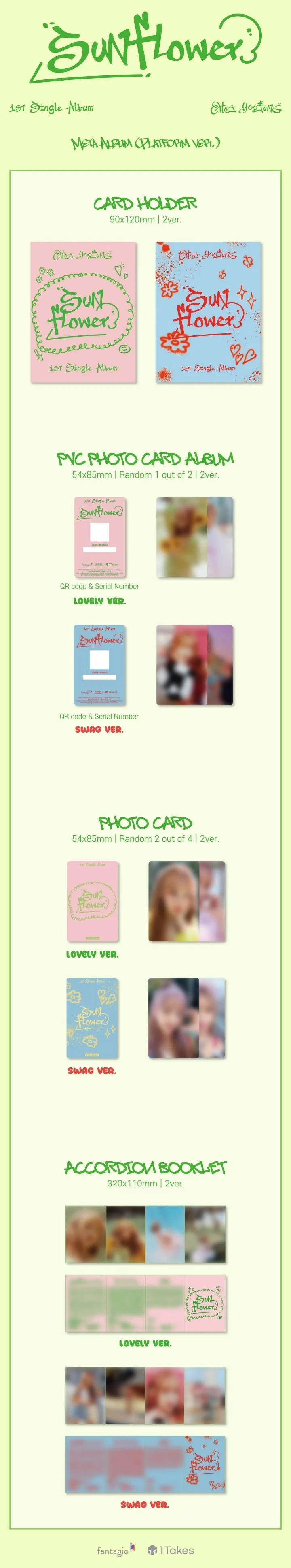 CHOI YOO JUNG - [Sunflower] 1st Single PLATFORM Album SWAG Version - Image 2