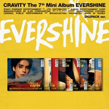 CRAVITY - [EVERSHINE] 7th Mini Album DIGIPACK WONJIN Version