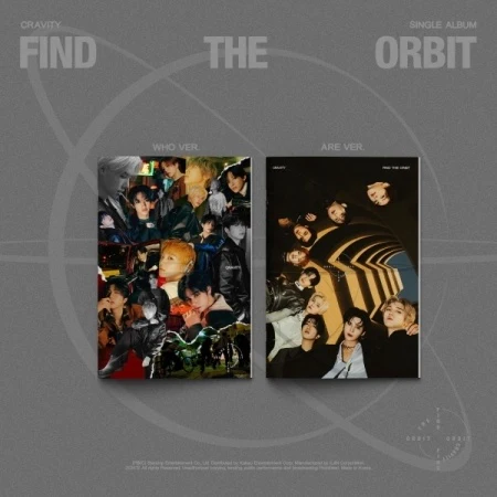 CRAVITY - [FIND THE ORBIT] 1st Single Album 2 Version SET