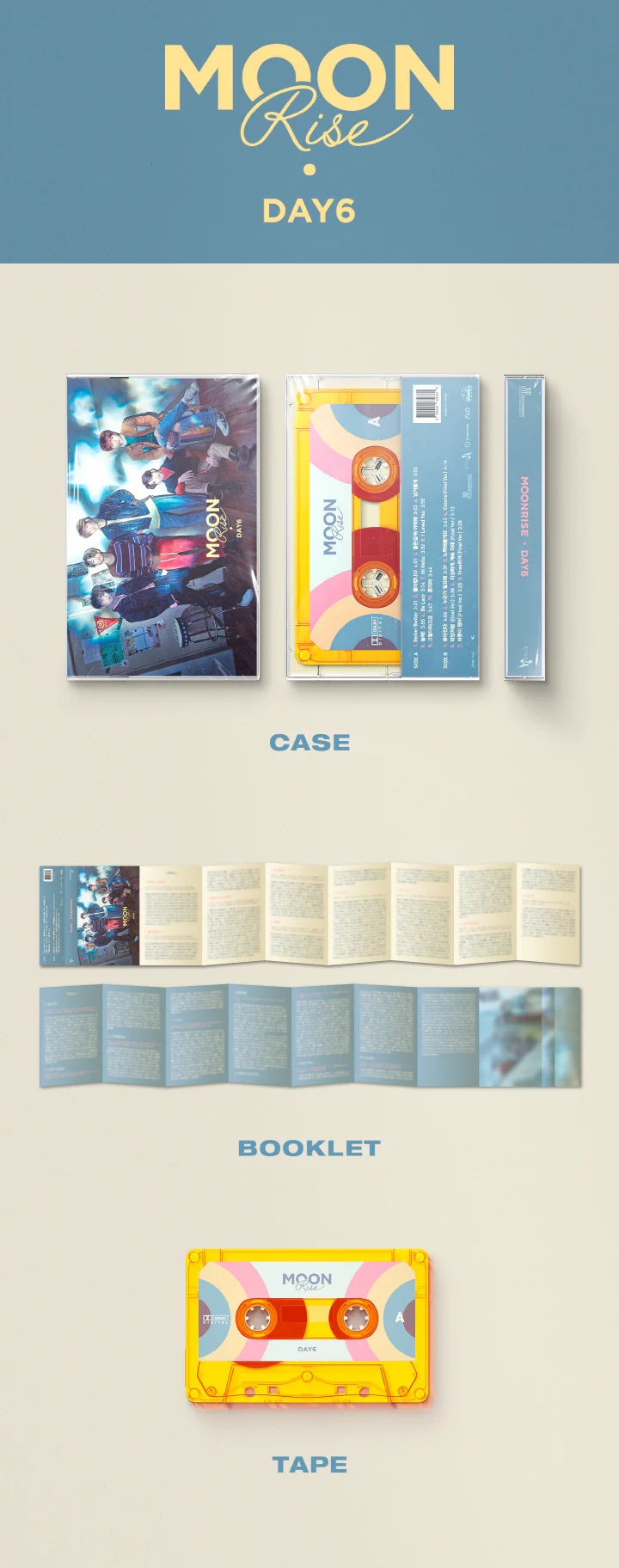 DAY6 - [MOONRISE] 2nd Album Cassette Tape RANDOM Version - Image 2