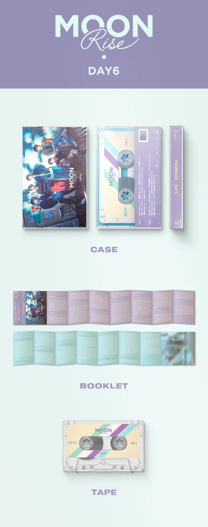 DAY6 - [MOONRISE] 2nd Album Cassette Tape RANDOM Version - Image 3