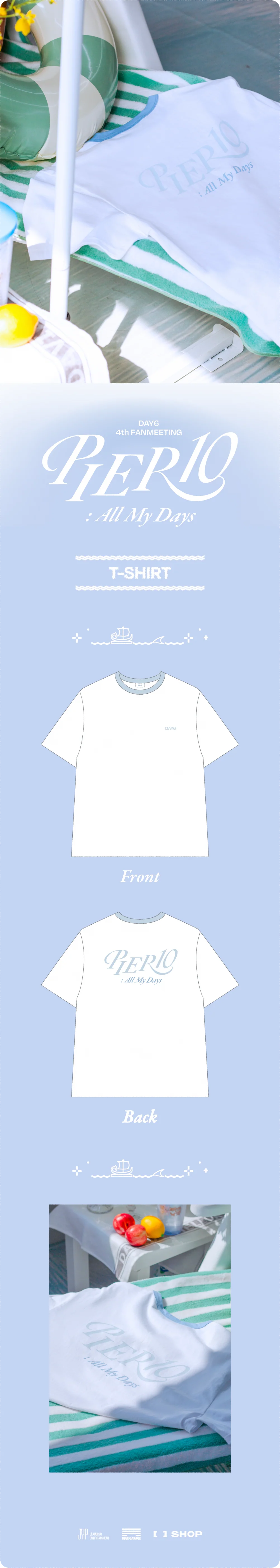 DAY6 - [PIER 10: All My Days] OFFICIAL MD T-SHIRT - Image 2