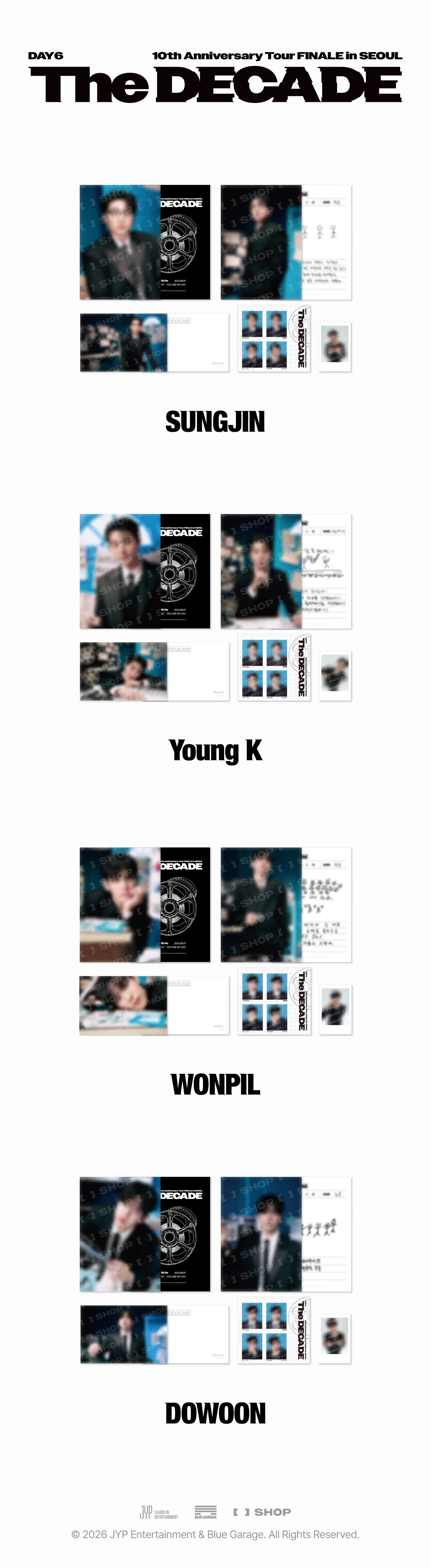 (PRE-ORDER) DAY6 - [The DECADE] 10th Anniversary Tour FINALE in SEOUL MD PHOTO SET - Image 2
