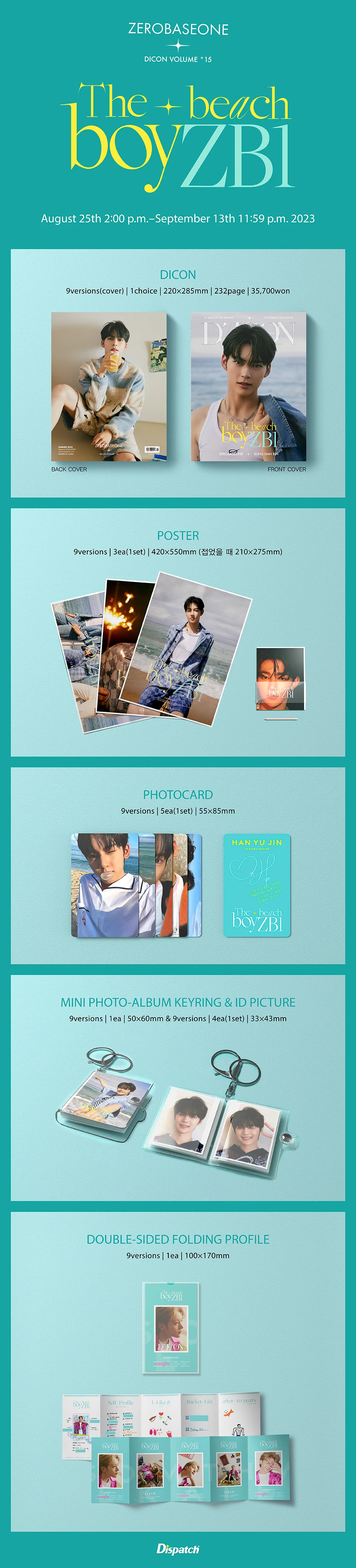 DICON - VOLUME N°15 ZEROBASEONE : The beach boyZB1 KIM TAE RAE Cover - Image 3