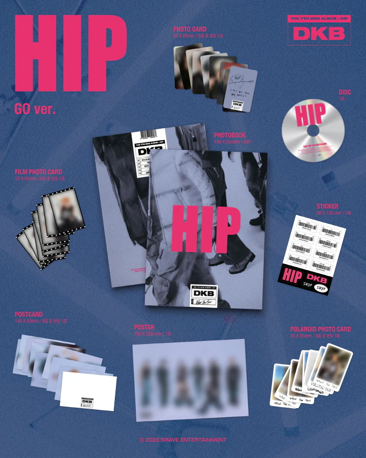 DKB - [HIP] 7th Mini Album GO Version - Image 2