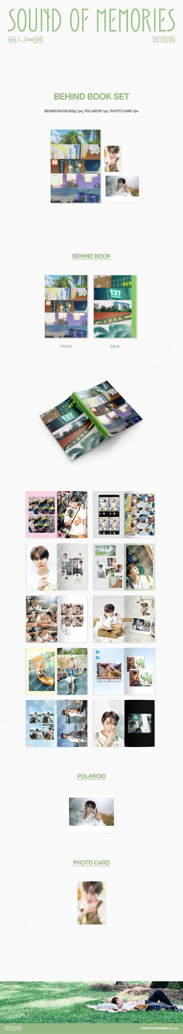 DOYOUNG - [SOUND OF MEMORIES / 동시녹음] OFFICIAL MD BEHIND BOOK - Image 2