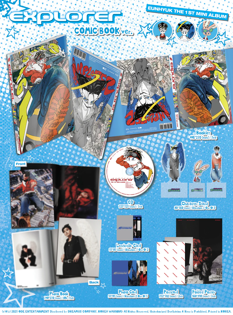 EUNHYUK - [EXPLORER] 1st Mini Album COMIC BOOK Version - Image 2