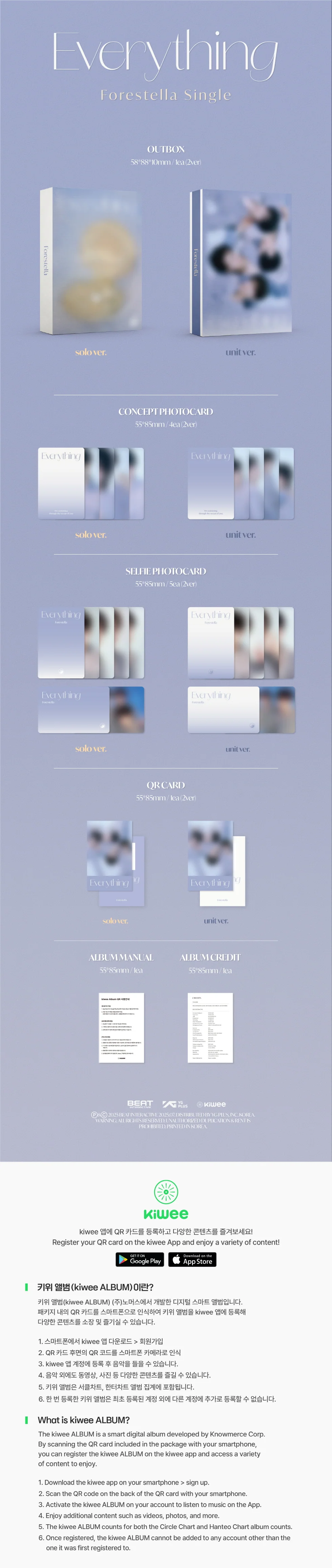 FORESTELLA - [EVERYTHING] KIWEE Album UNIT Version - Image 2