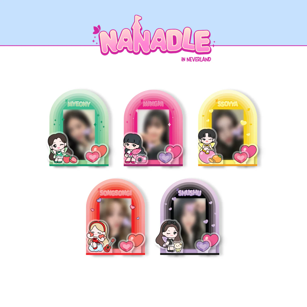 (G)I-DLE - [NANADLE in NEVERLAND] 6th Anniversary Official MD PHOTO CARD ACRYLIC STAND