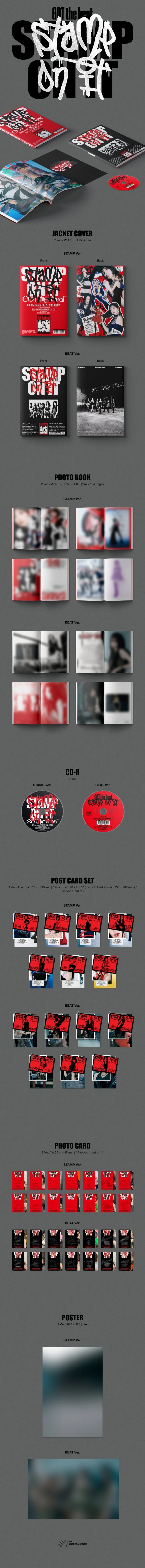 GOT the beat - [Stamp On It] 1st Mini Album RANDOM Version - Image 2