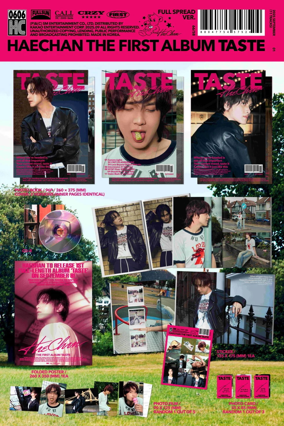 HAECHAN - [TASTE] 1st Album FULL SPREAD C Version - Image 2