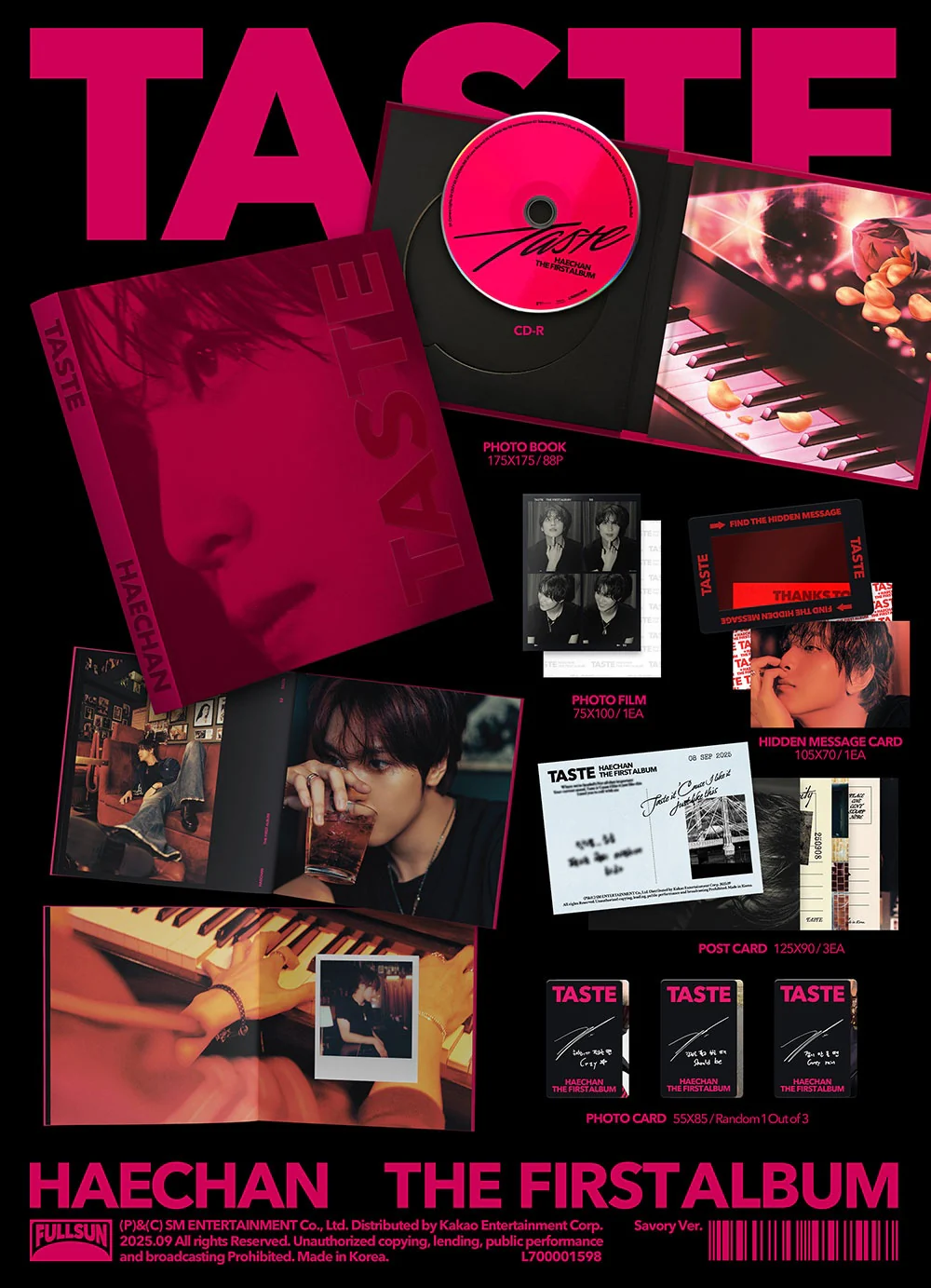 HAECHAN - [TASTE] 1st Album SAVORY Version - Image 2