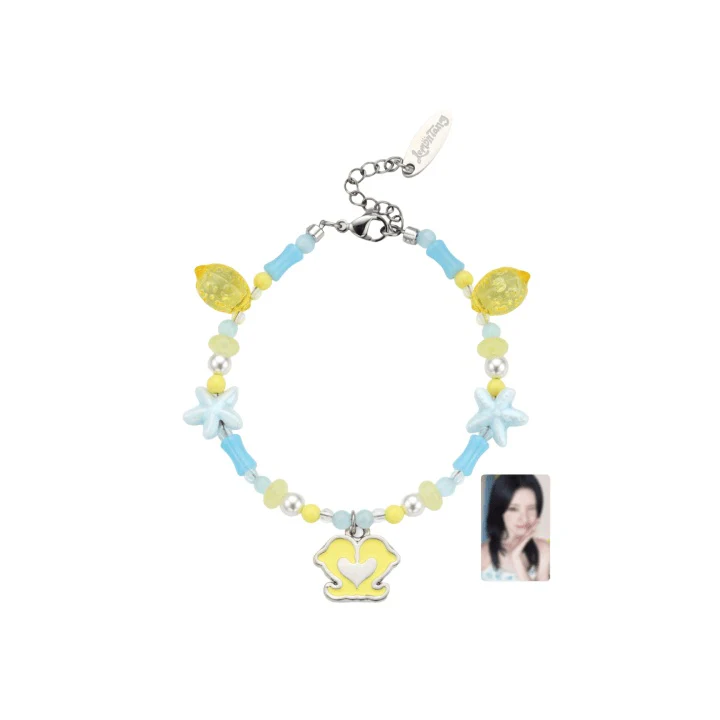 (PRE-ORDER) Hearts2Hearts - [Lemon Tang] 2nd Mini Album OFFICIAL MD BEADS BRACELET SET