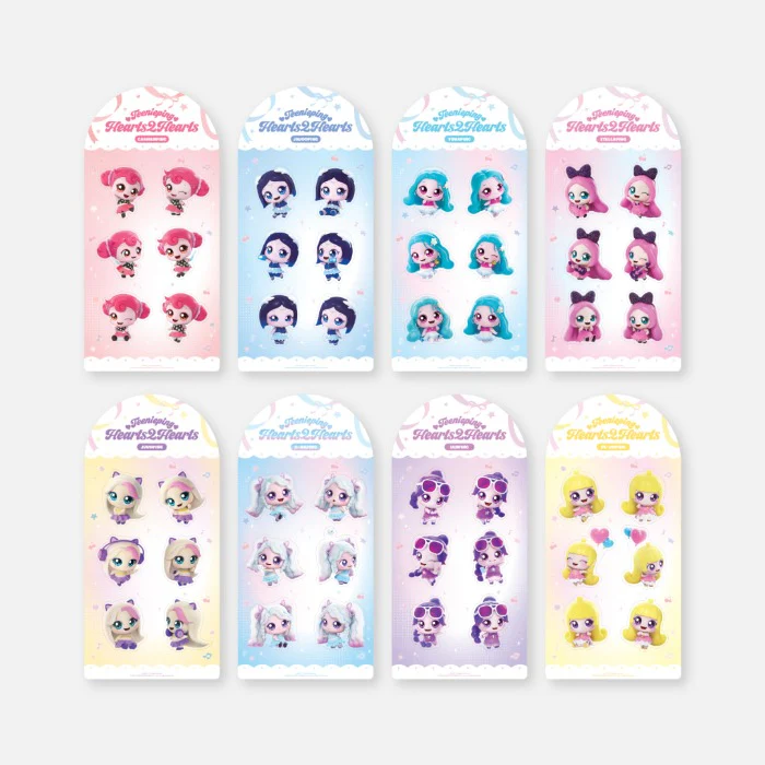 Hearts2Hearts - [Teenieping X Hearts2Hearts] OFFICIAL MD REMOVABLE LUGGAGE STICKER