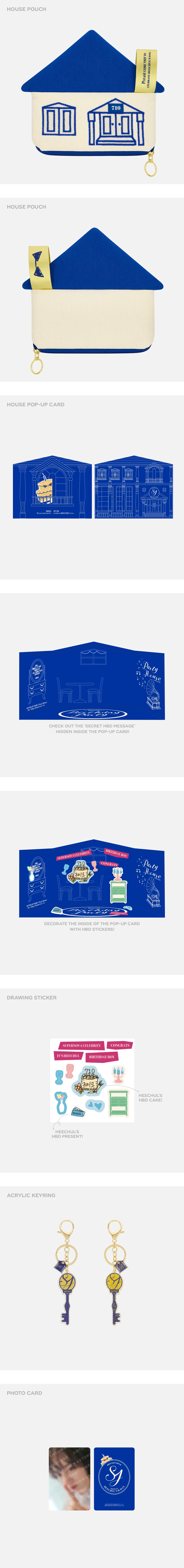 HEECHUL - [ARTIST BIRTHDAY] OFFICIAL MD POUCH PACK - Image 2